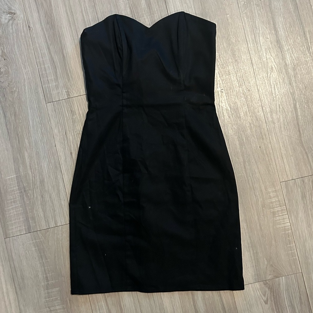 H&M Sleek Black Halter Dress | Size 6 | Evening Wear